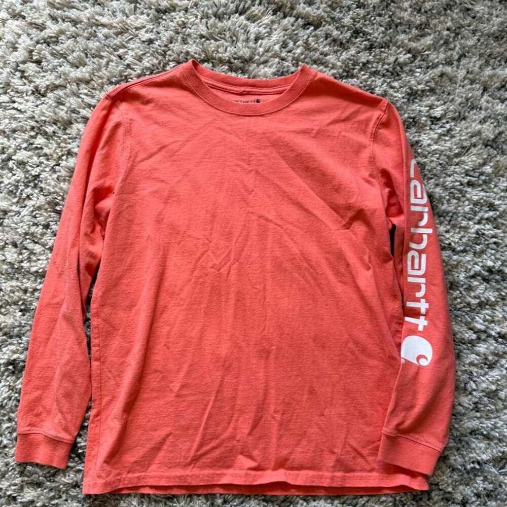 Carhartt Loose Fit Orange Long Sleeve T-Shirt